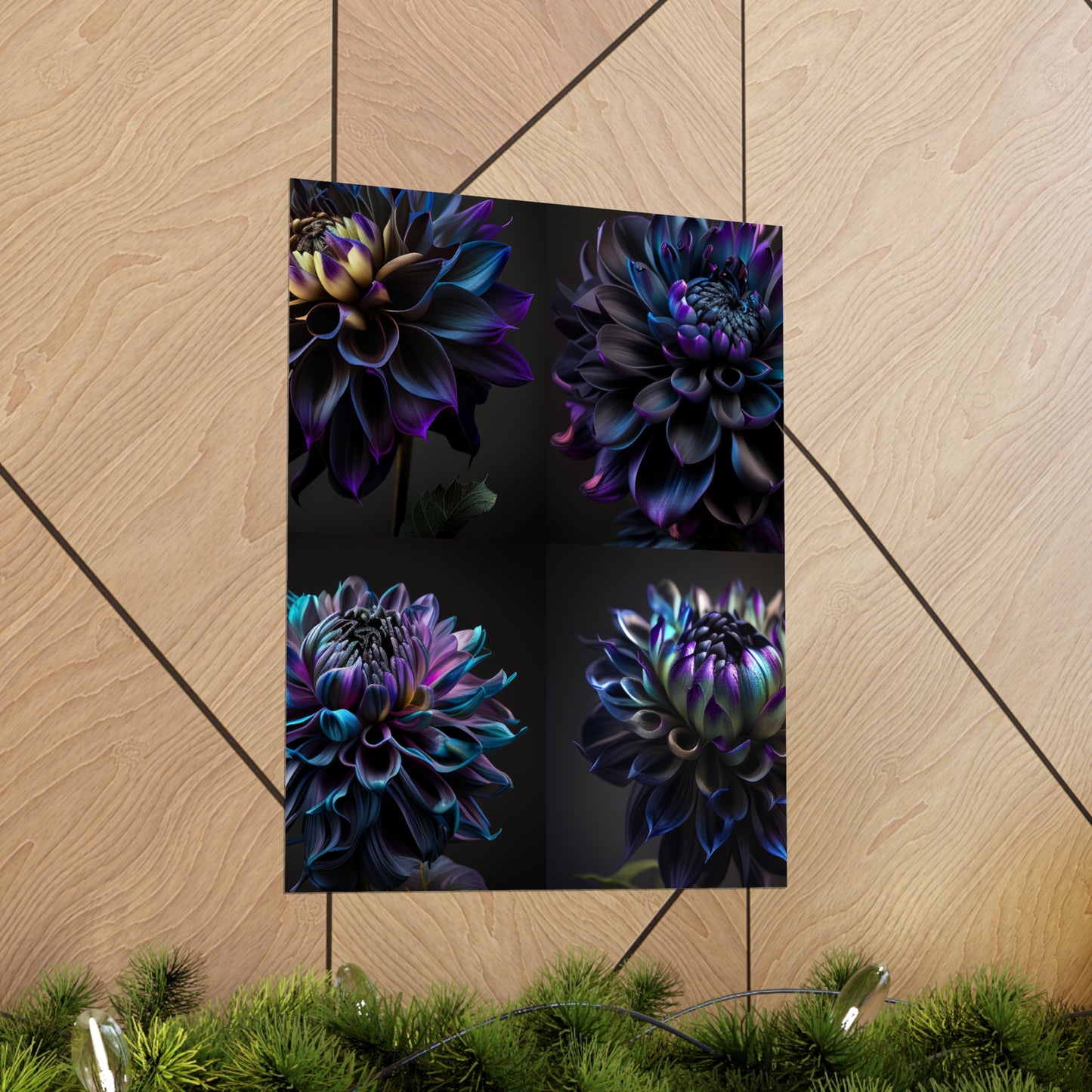 Premium Matte Vertical Posters Dahlia Purple 5