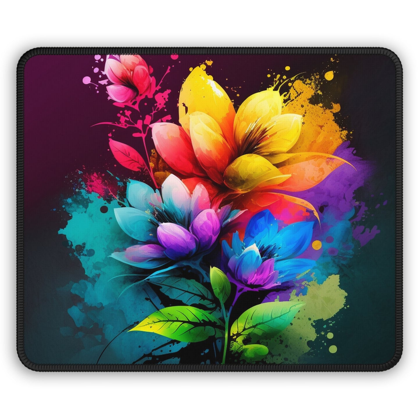 Gaming Mouse Pad  Bright Spring Flowers 3