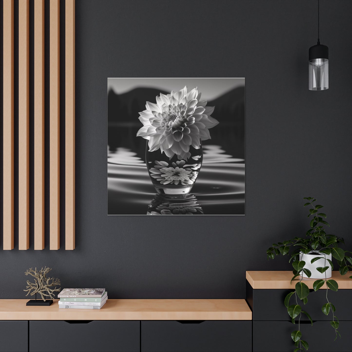 Canvas Gallery Wraps White Dahlia 4