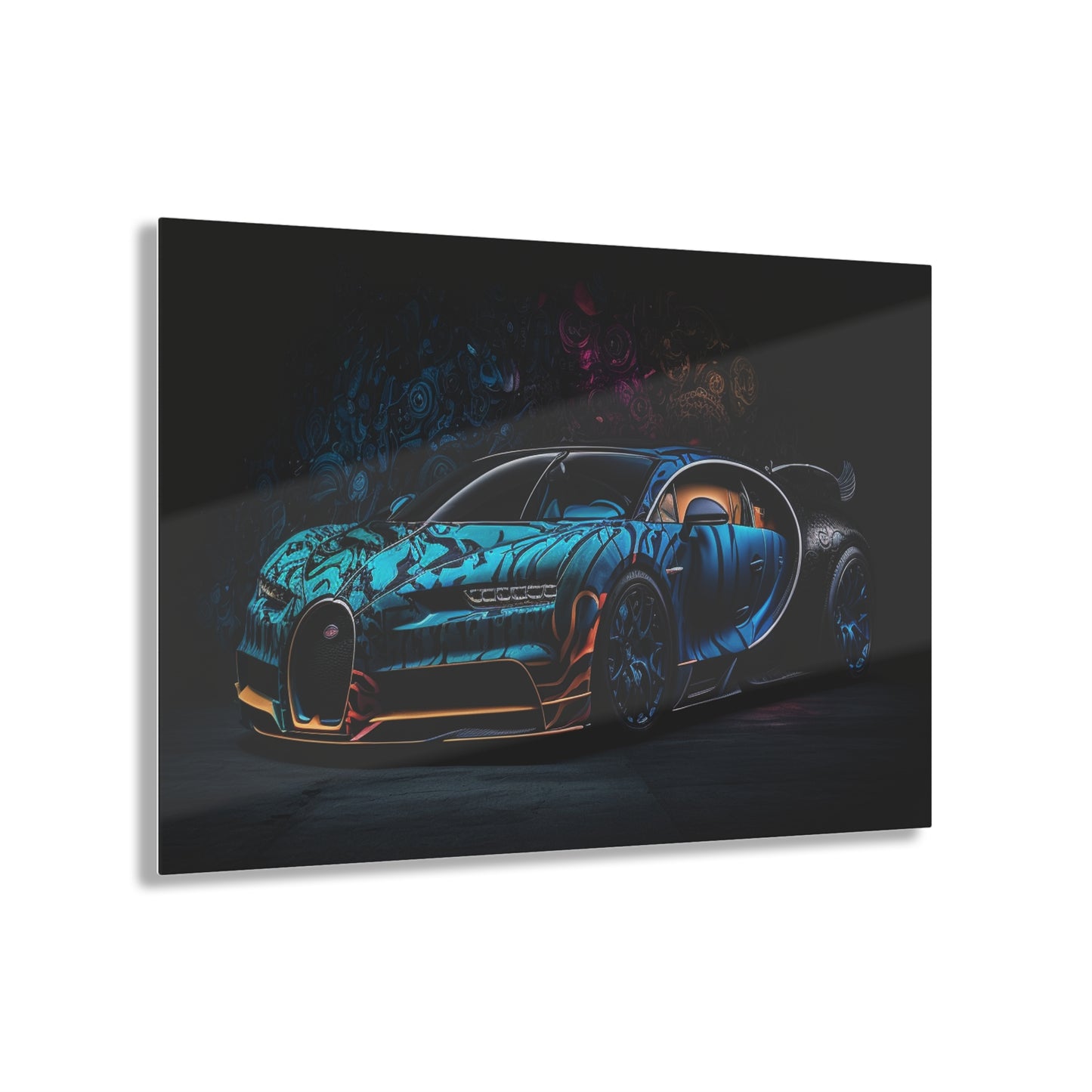 Acrylic Prints Bugatti Blue 3