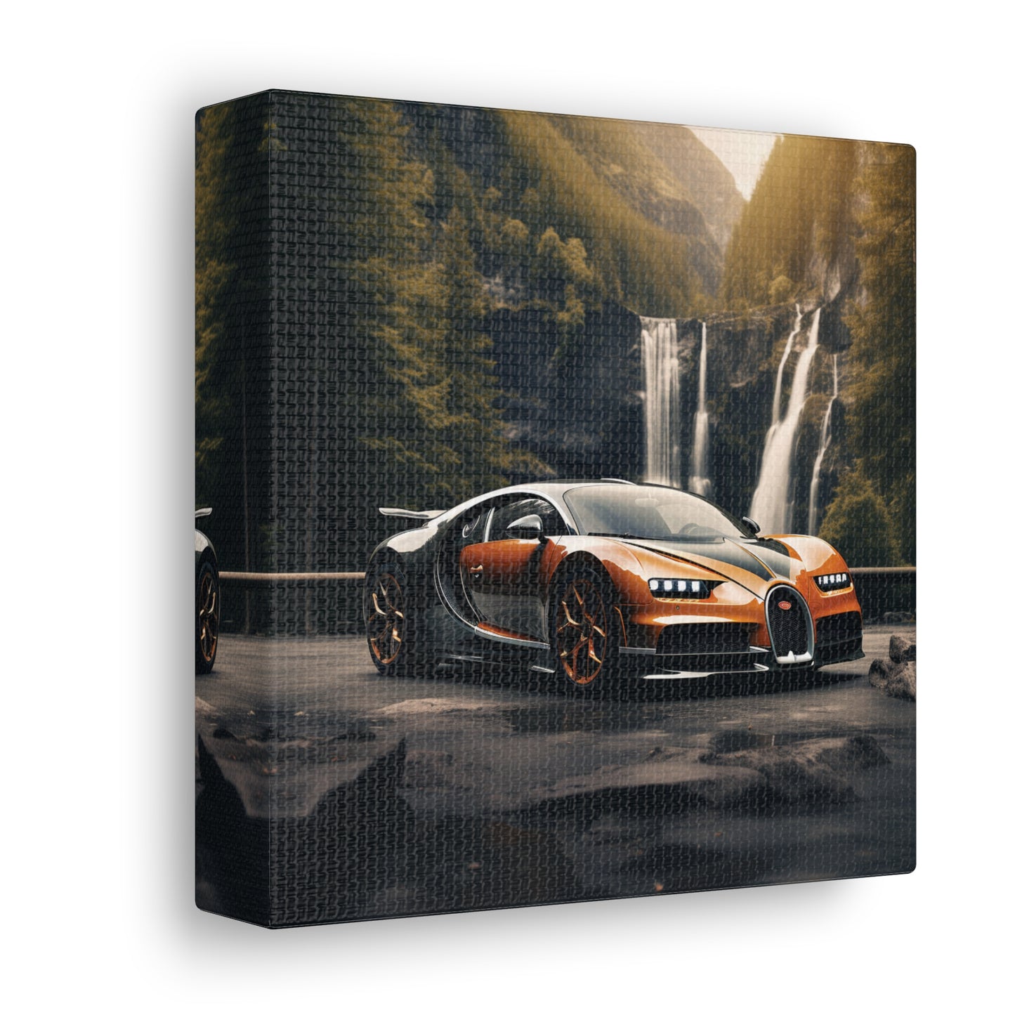 Canvas Gallery Wraps Bugatti Waterfall 3