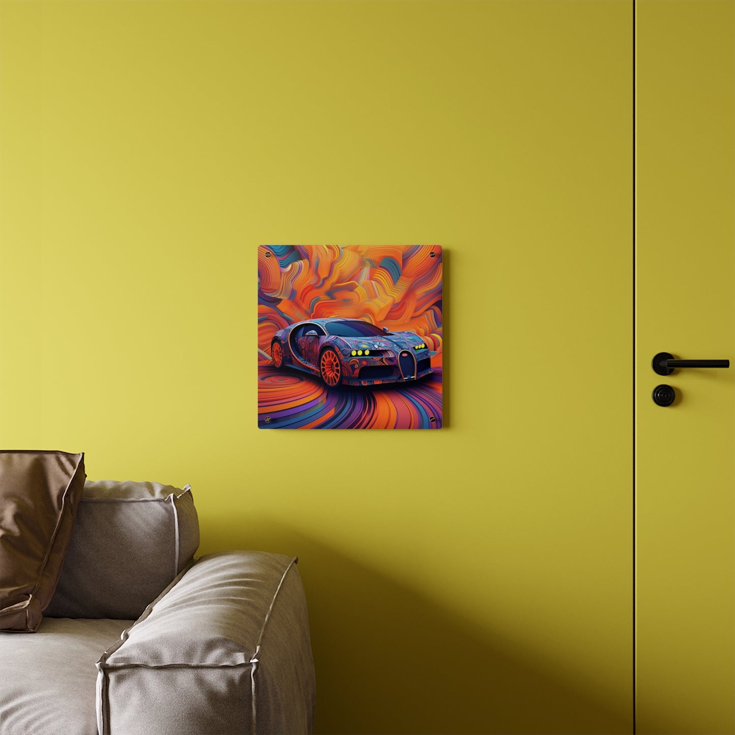 Acrylic Wall Art Panels Bugatti Abstract Concept 4