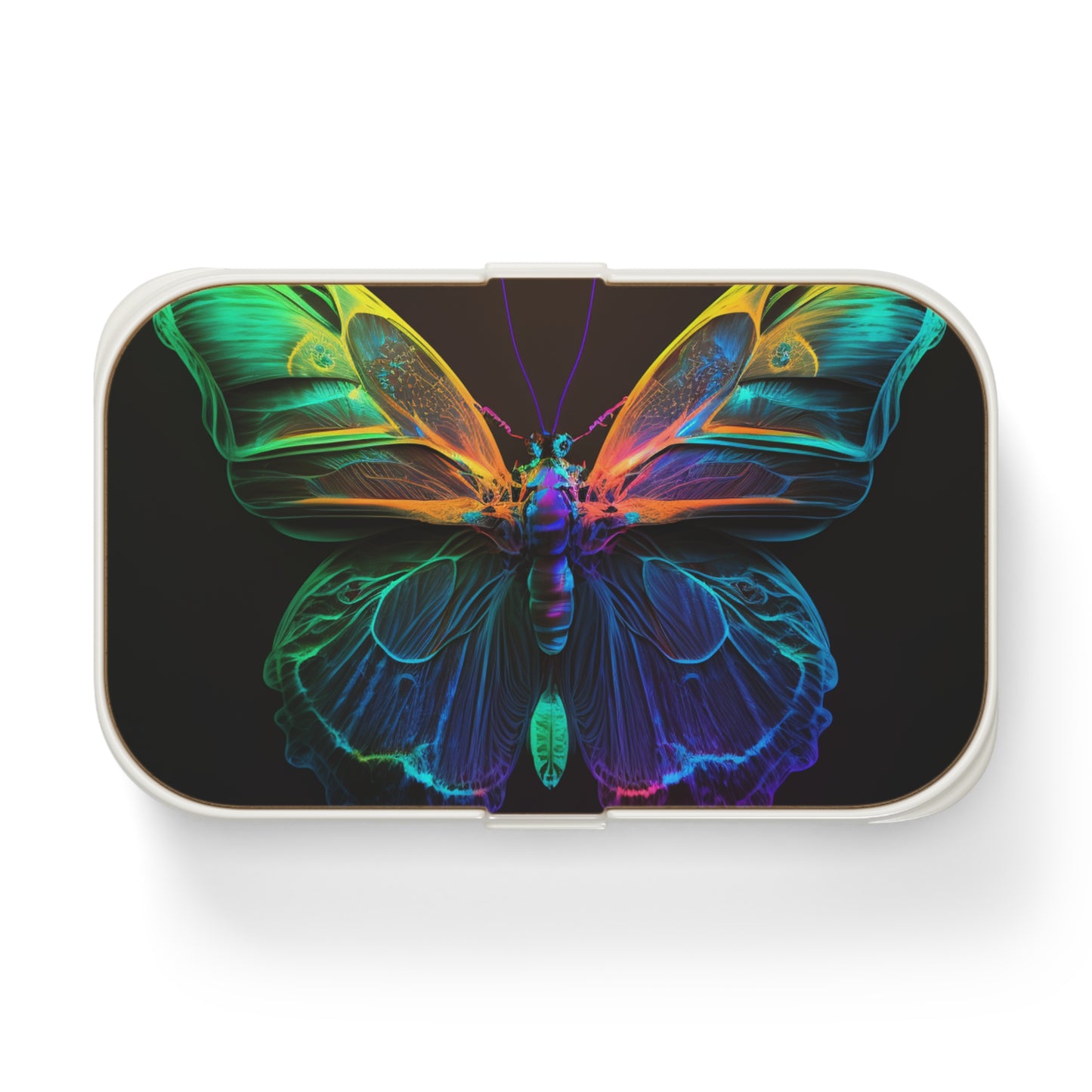 Bento Lunch Box Raw Hyper Color Butterfly 3