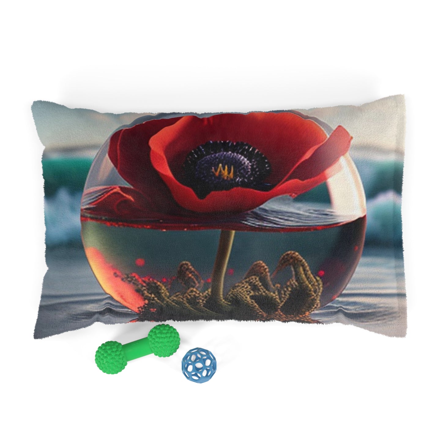 Pet Bed Red Anemone in a Vase 4