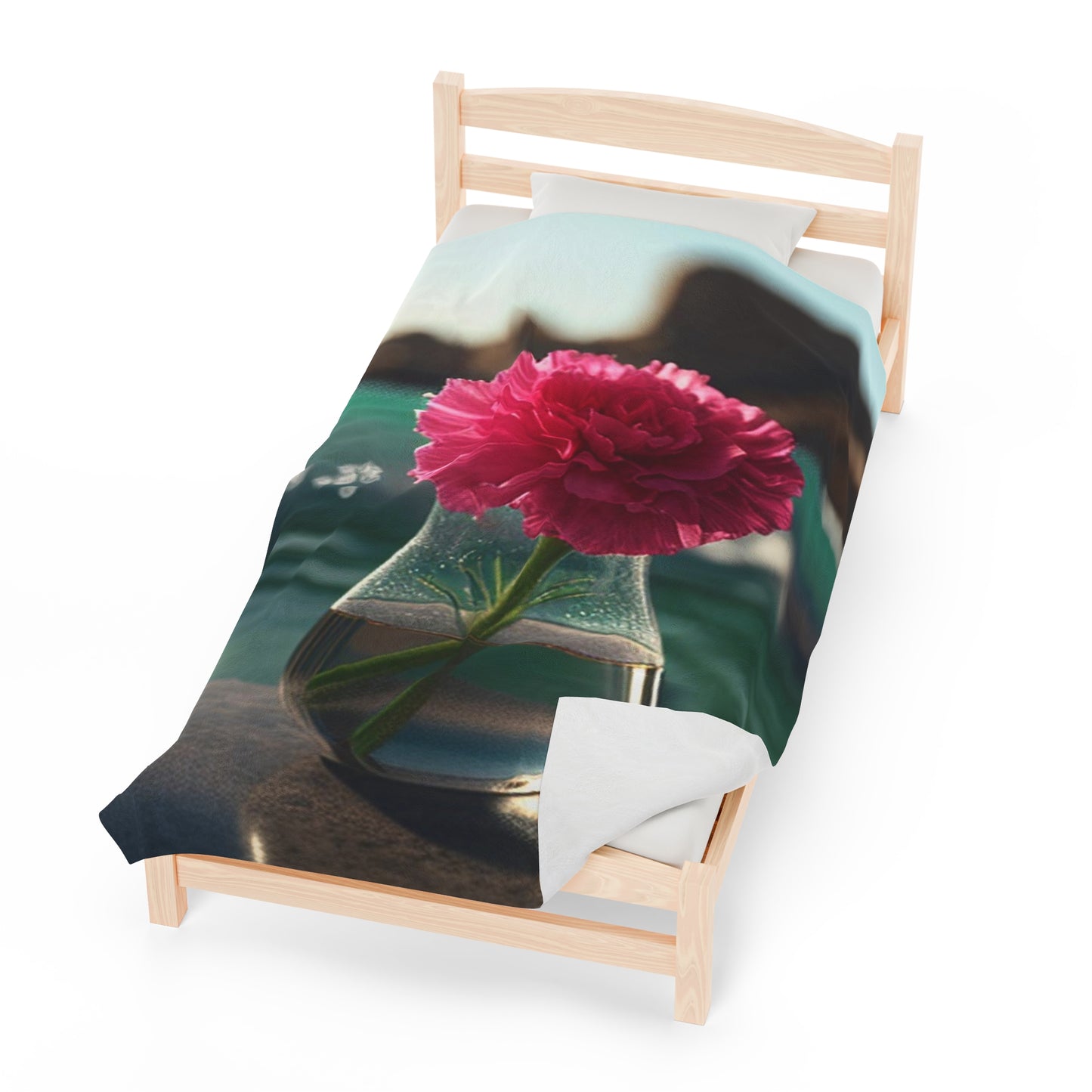 Velveteen Plush Blanket Carnation 4