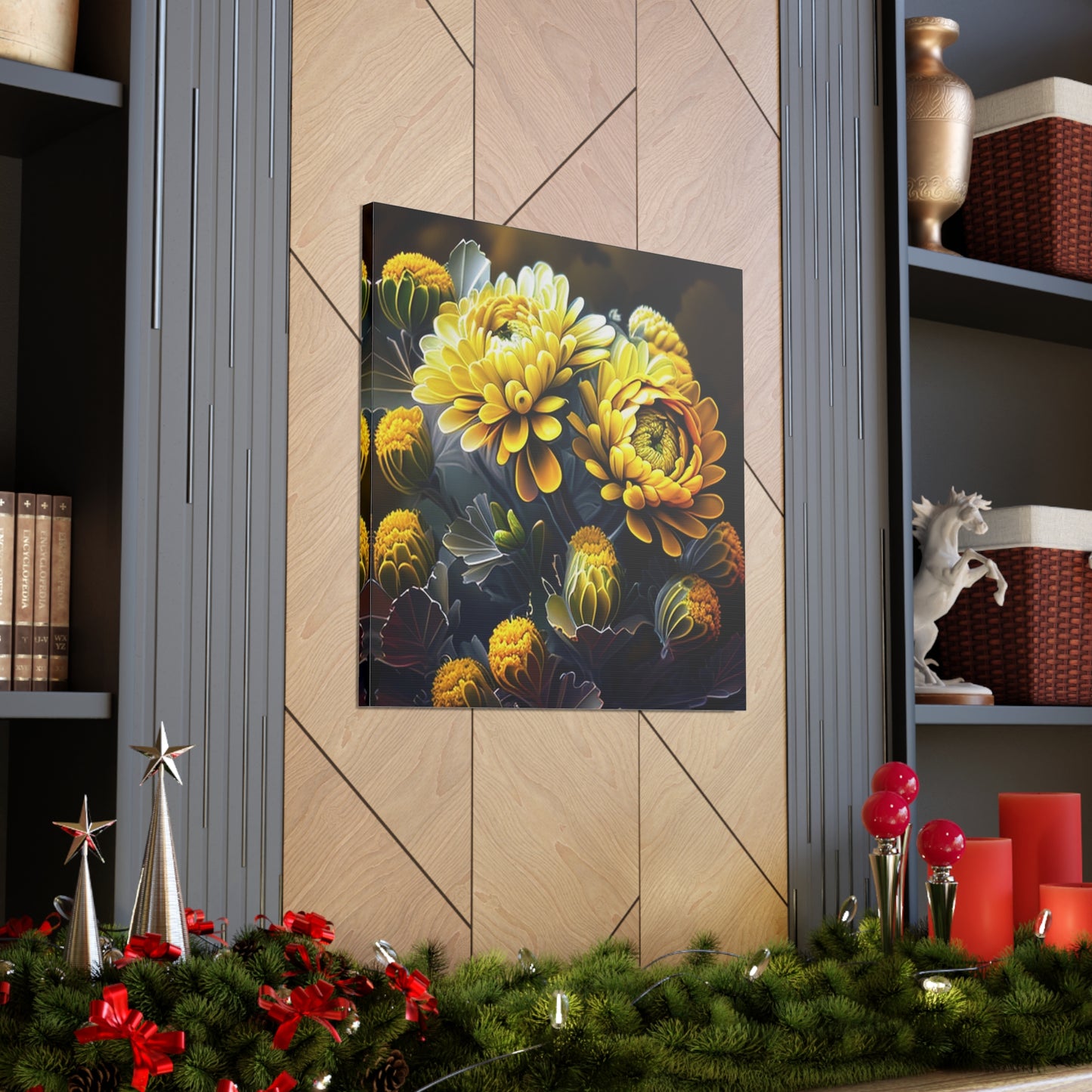Canvas Gallery Wraps Yellow Hermosas Flores Amarillas 4