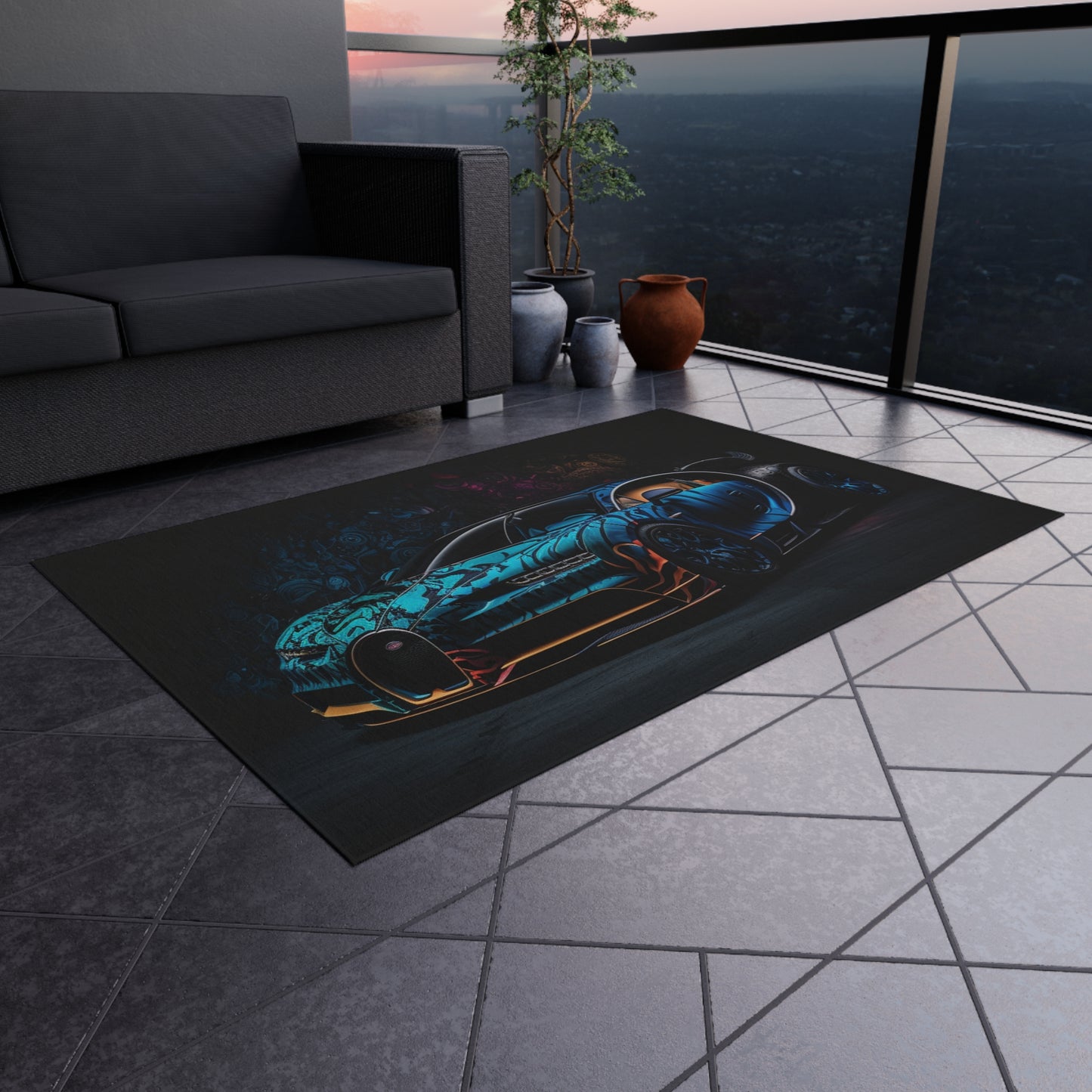 Outdoor Rug  Bugatti Blue 3
