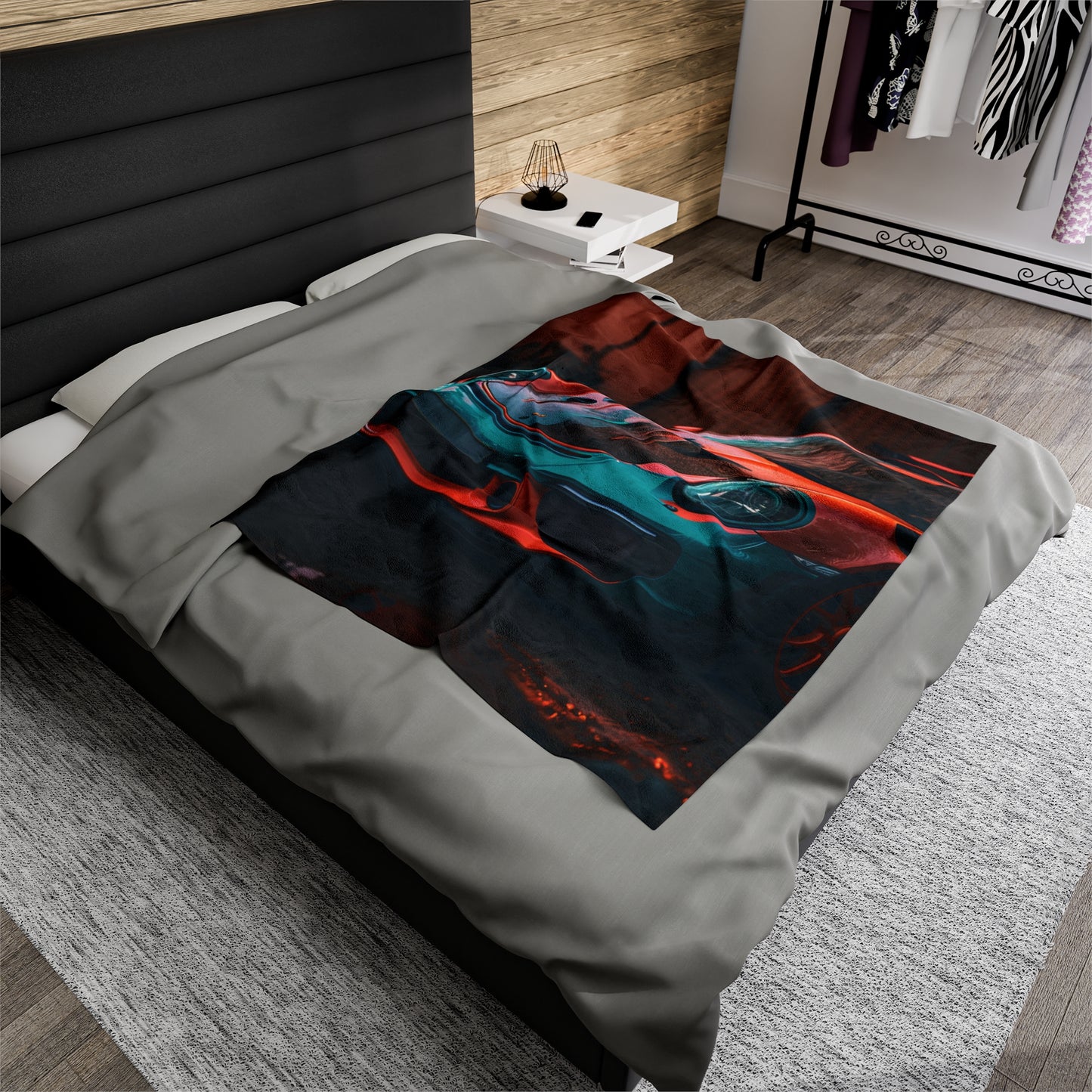 Velveteen Plush Blanket porsche 911 gt3 3