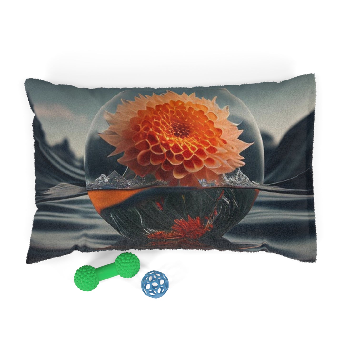 Pet Bed Dahlia Orange 3