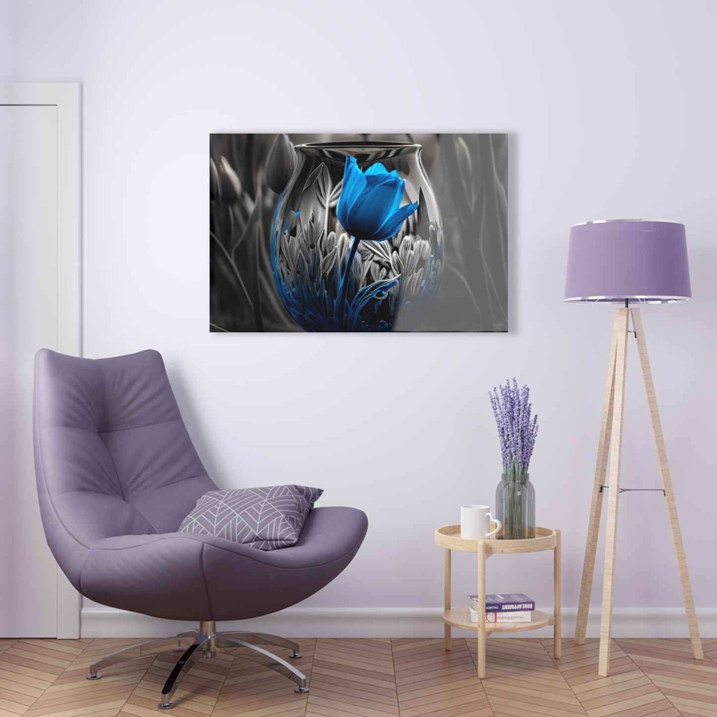 Acrylic Prints Tulip Blue 1