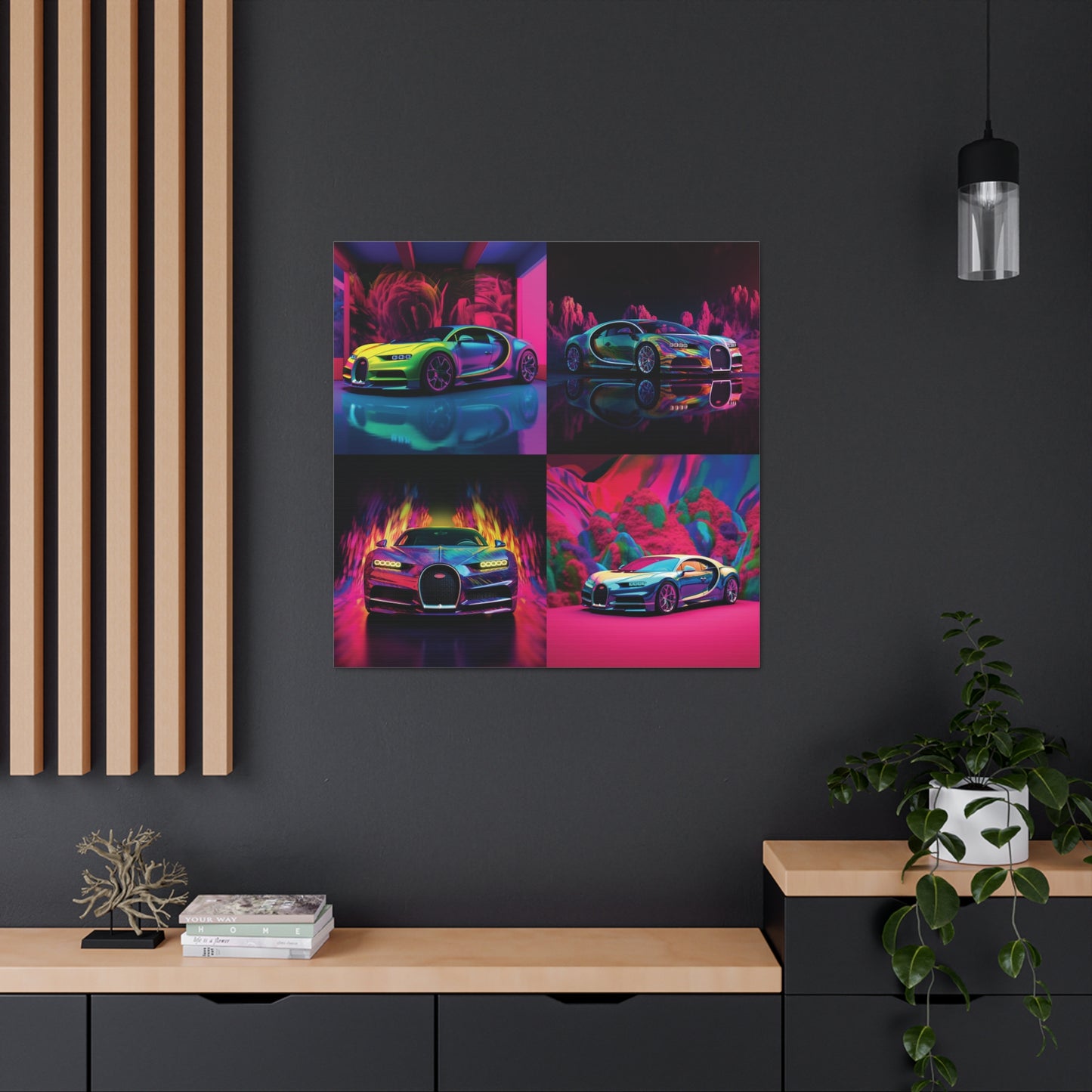 Canvas Gallery Wraps Florescent Bugatti Flair 5