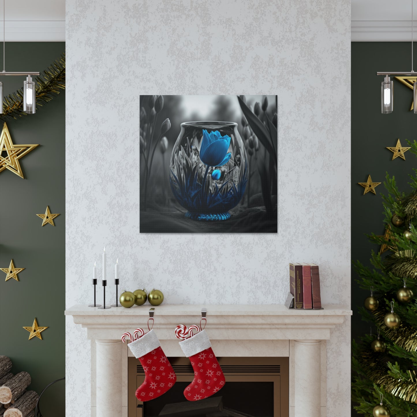 Canvas Gallery Wraps Tulip Blue 6