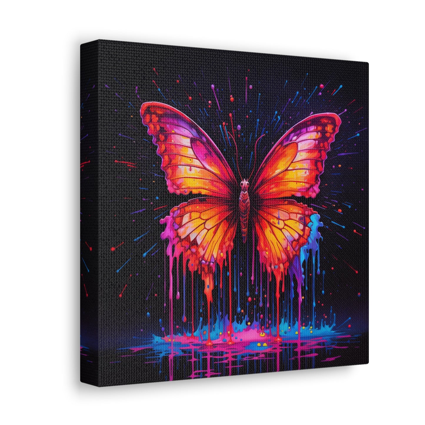 Canvas Gallery Wraps Pink Butterfly Flair 4