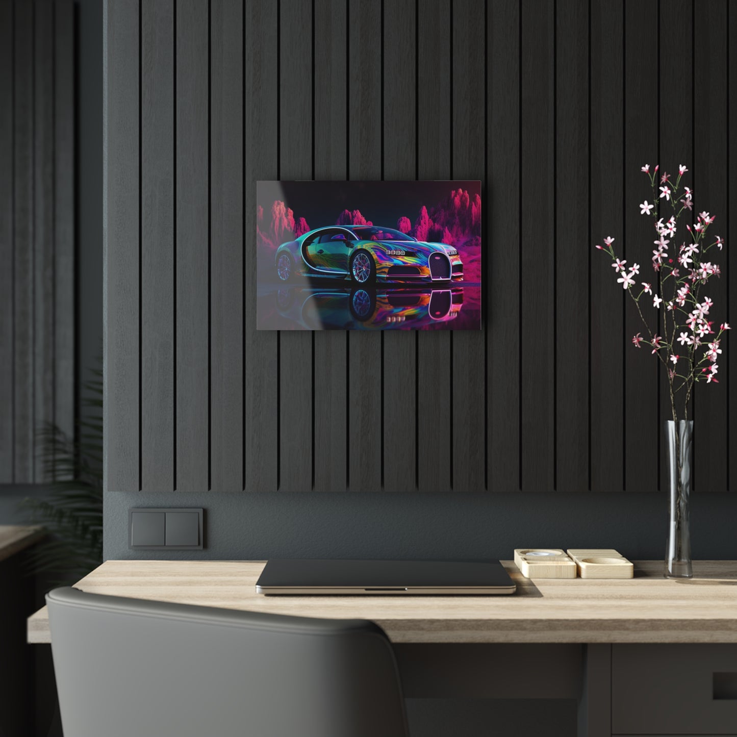 Acrylic Prints Florescent Bugatti Flair 2