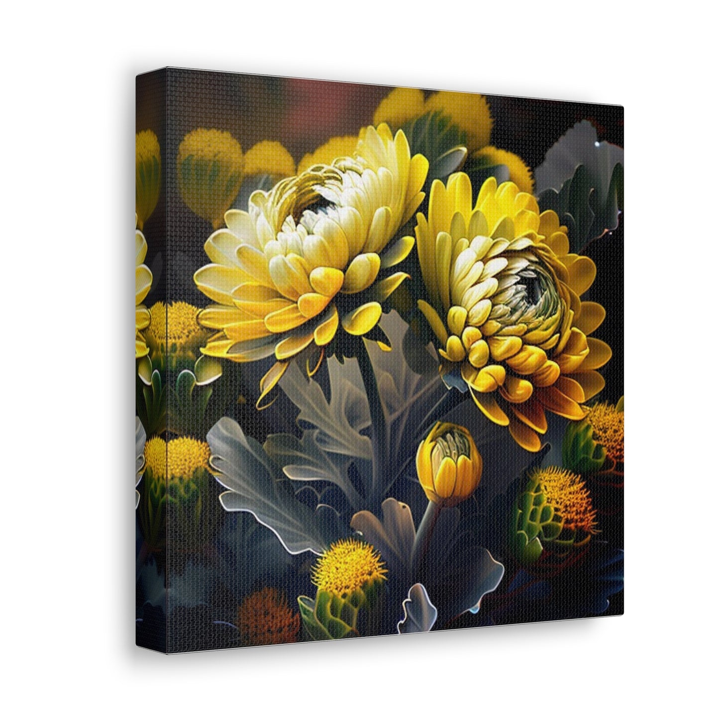 Canvas Gallery Wraps Yellow Hermosas Flores Amarillas 2