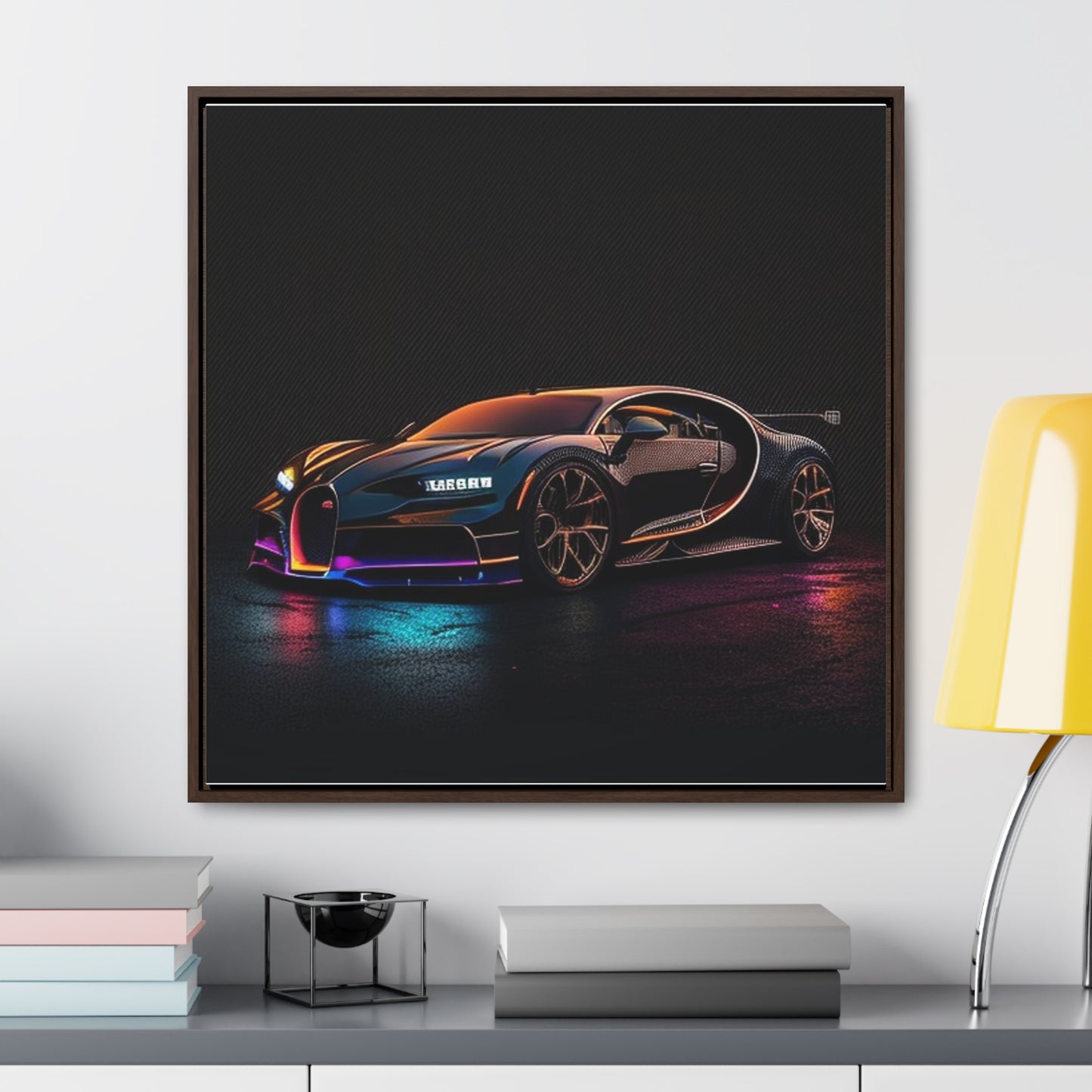 Gallery Canvas Wraps, Square Frame Bugatti Chiron Super 4