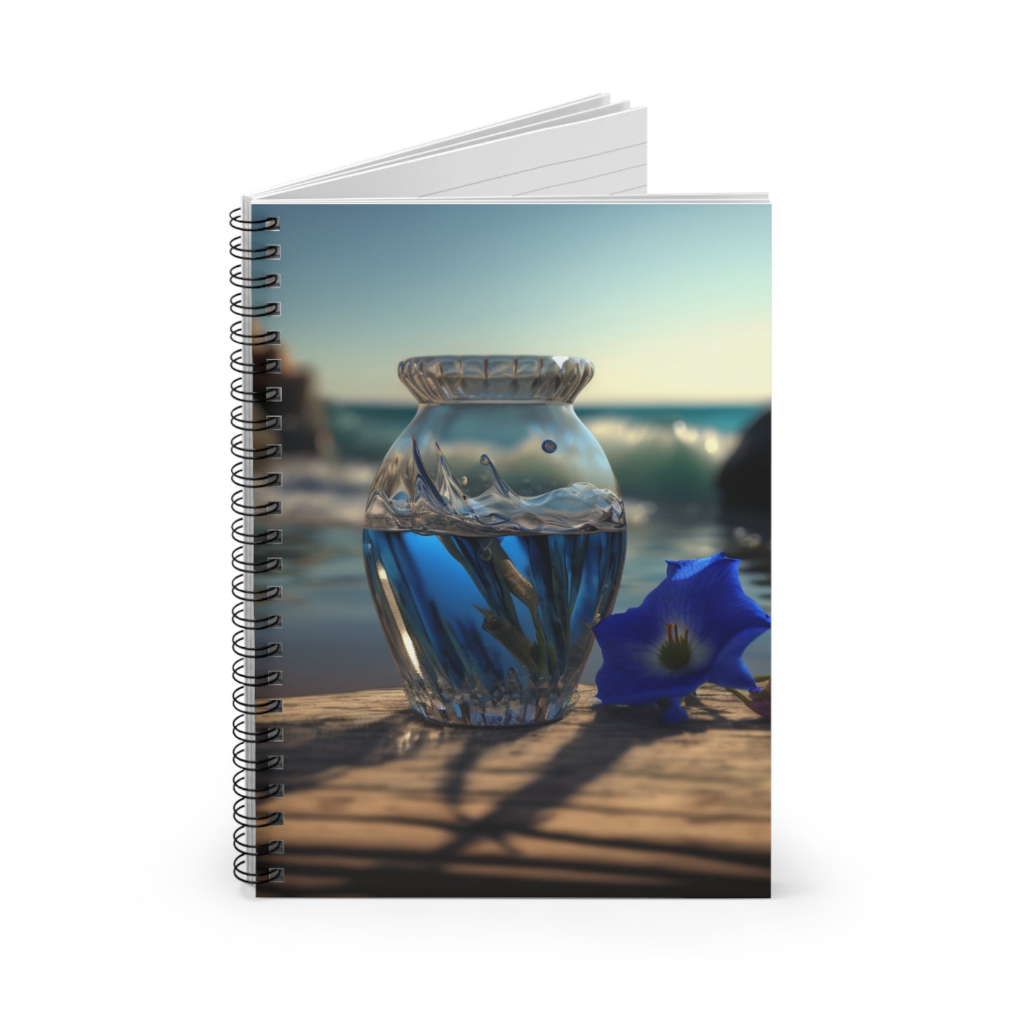 Spiral Notebook - Ruled Line Bluebell 1