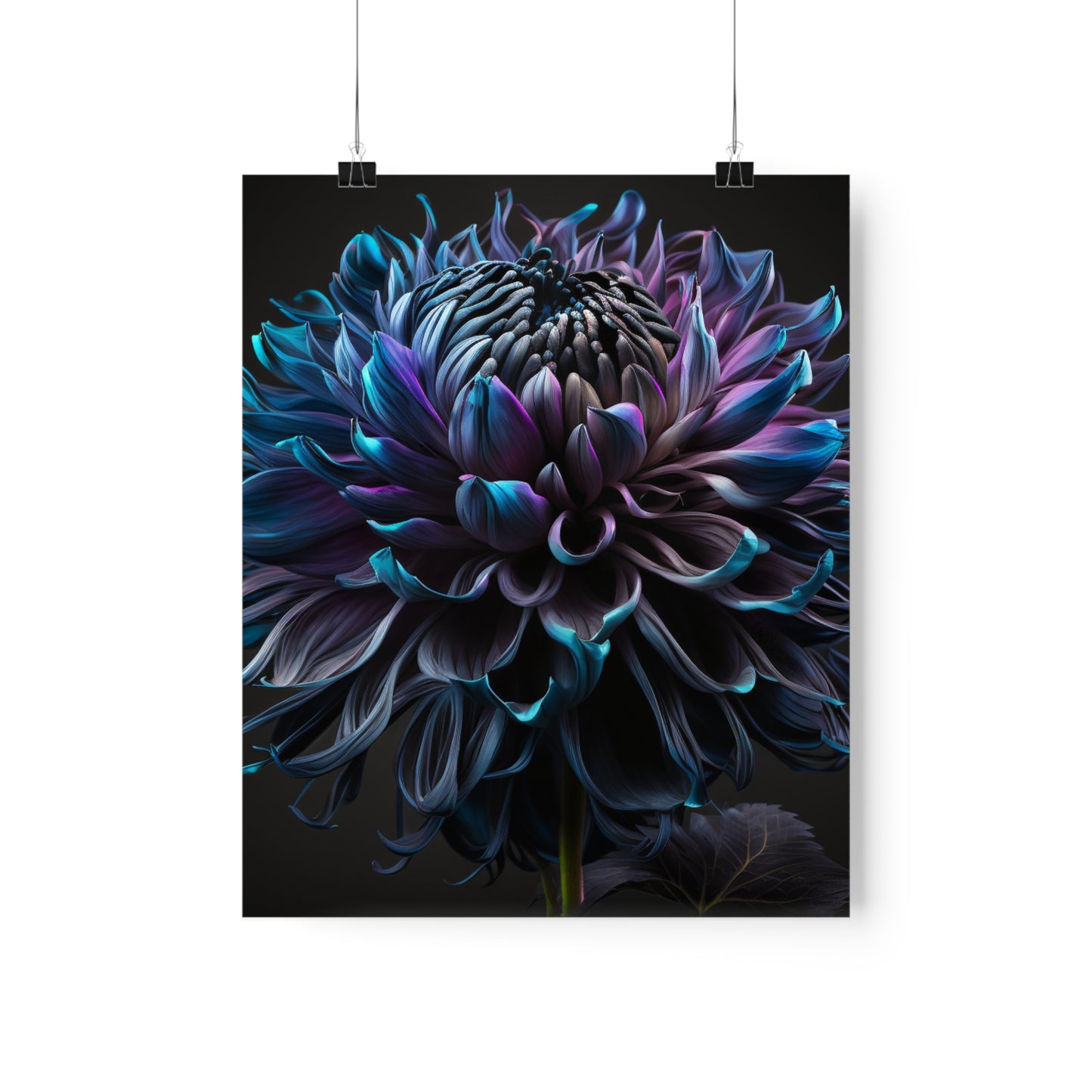 Premium Matte Vertical Posters Dahlia Purple 3