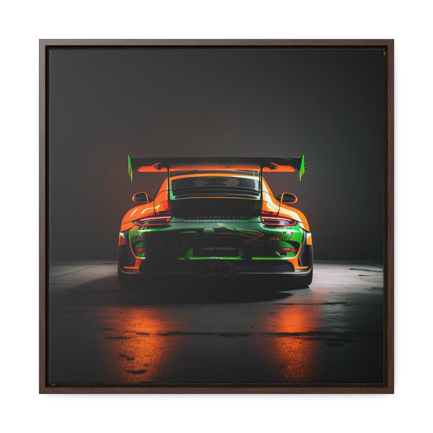 Gallery Canvas Wraps, Square Frame Porsche Color 3