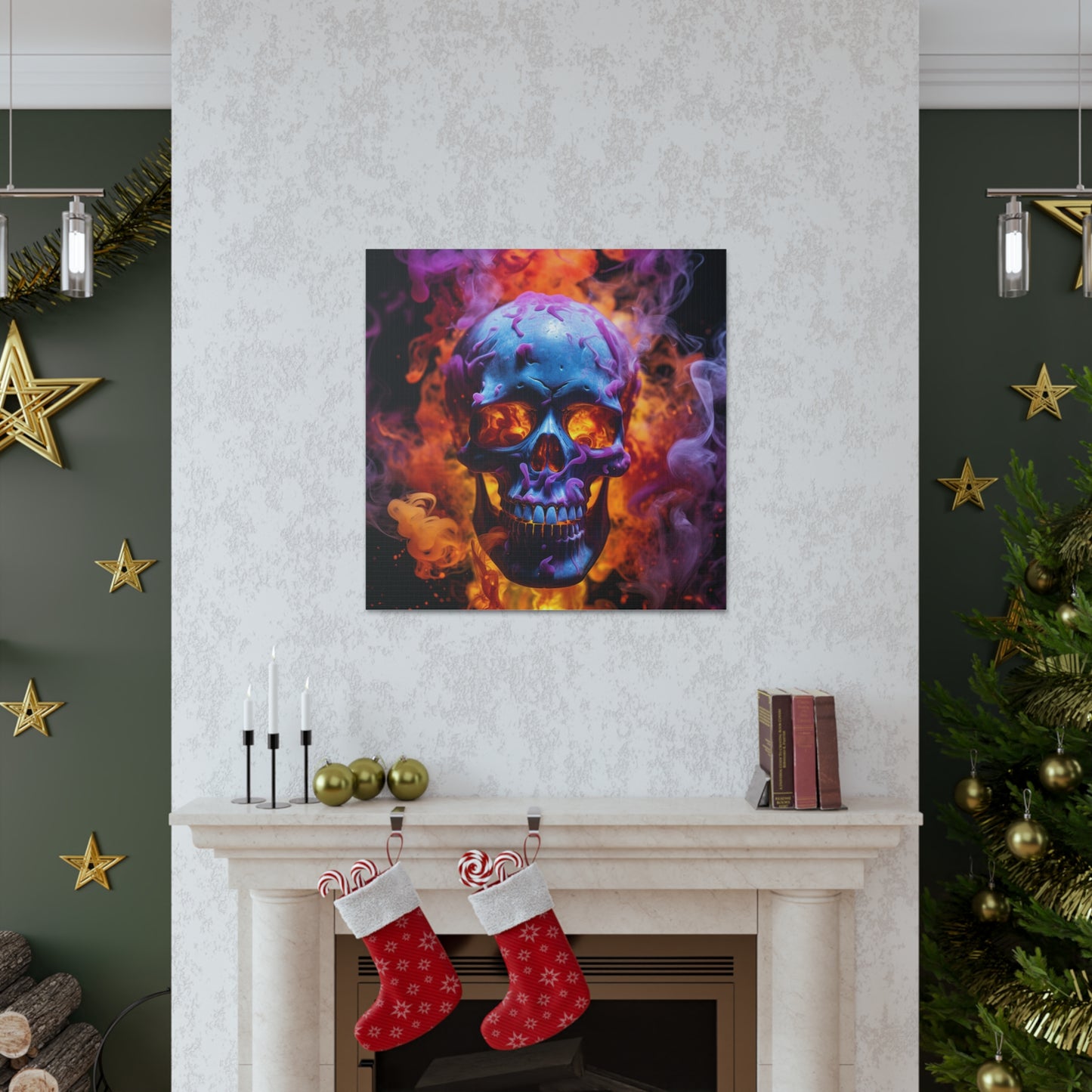 Canvas Gallery Wraps Macro Skull 3