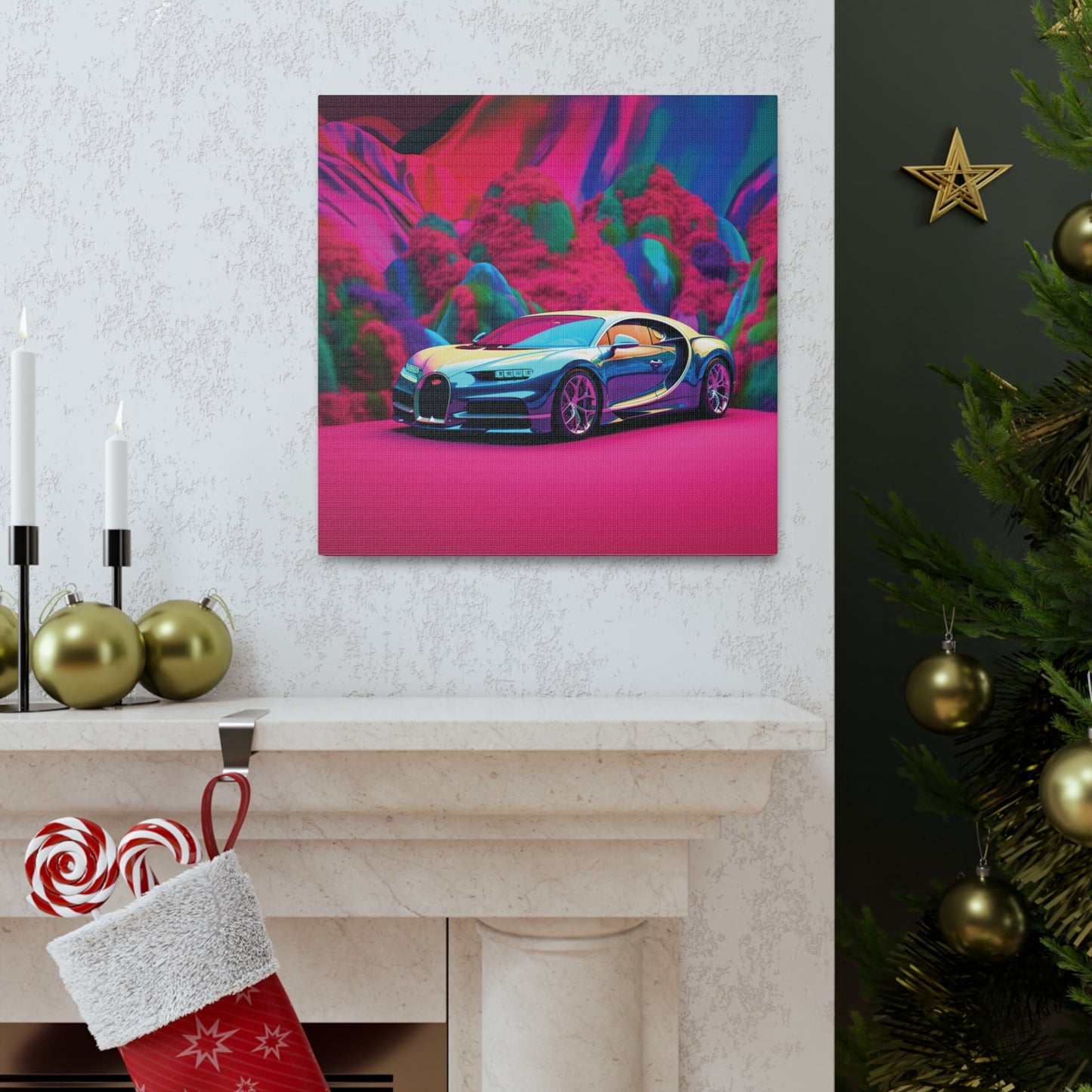 Canvas Gallery Wraps Florescent Bugatti Flair 4