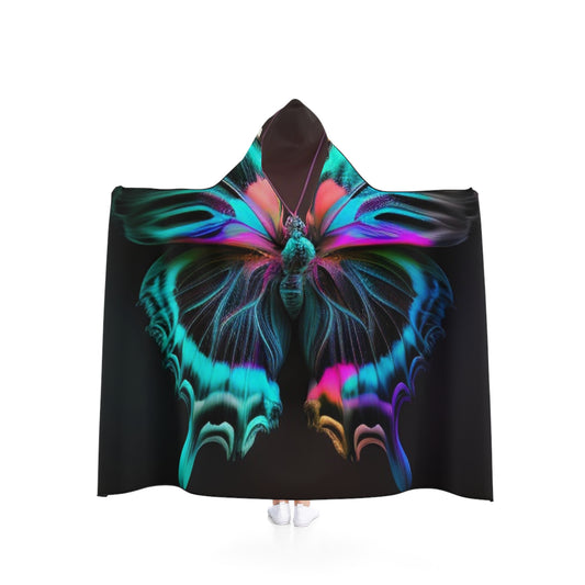 Hooded Blanket Neon Butterfly Fusion 3