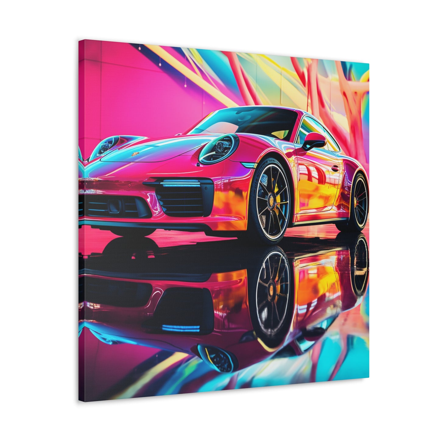 Canvas Gallery Wraps Macro Porsche 4