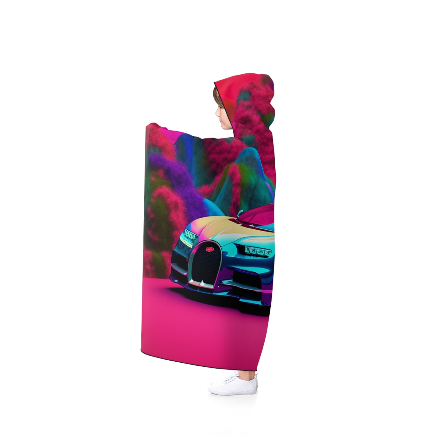 Hooded Blanket Florescent Bugatti Flair 4