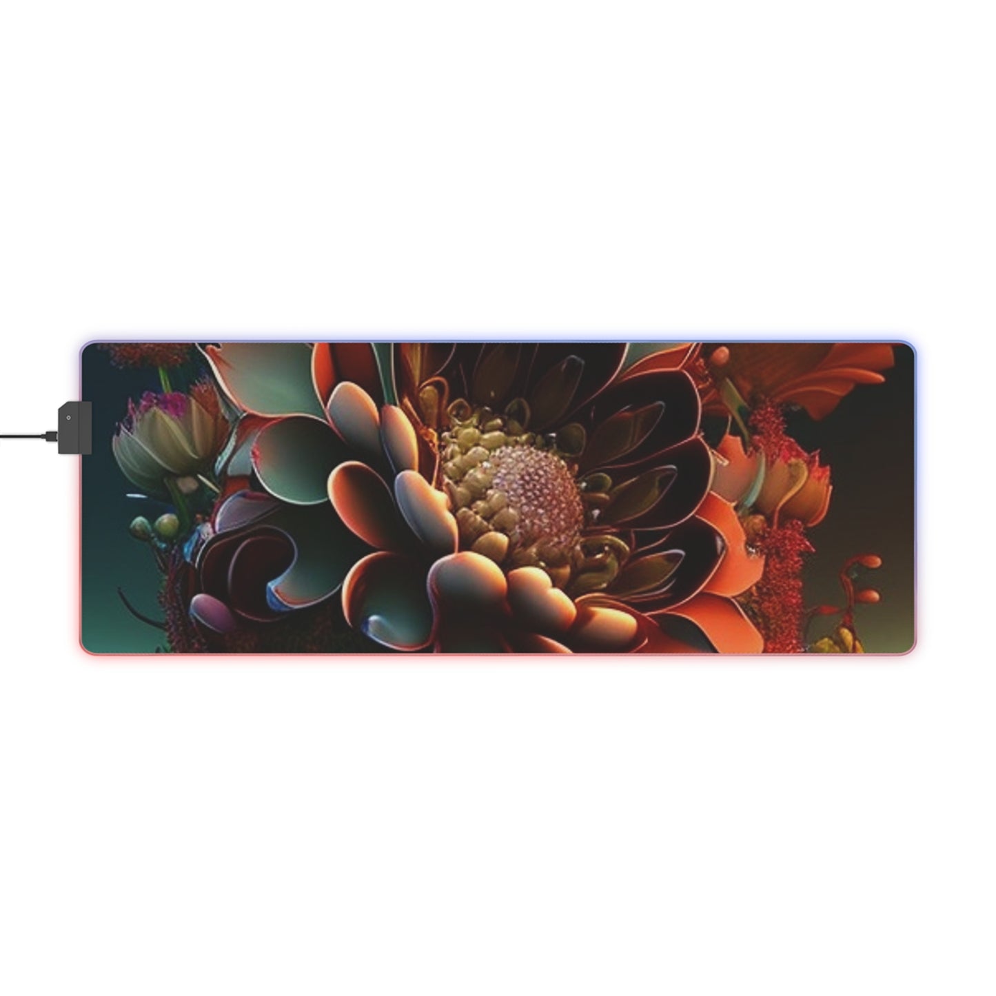 LED Gaming Mouse Pad Flower Arangment 4