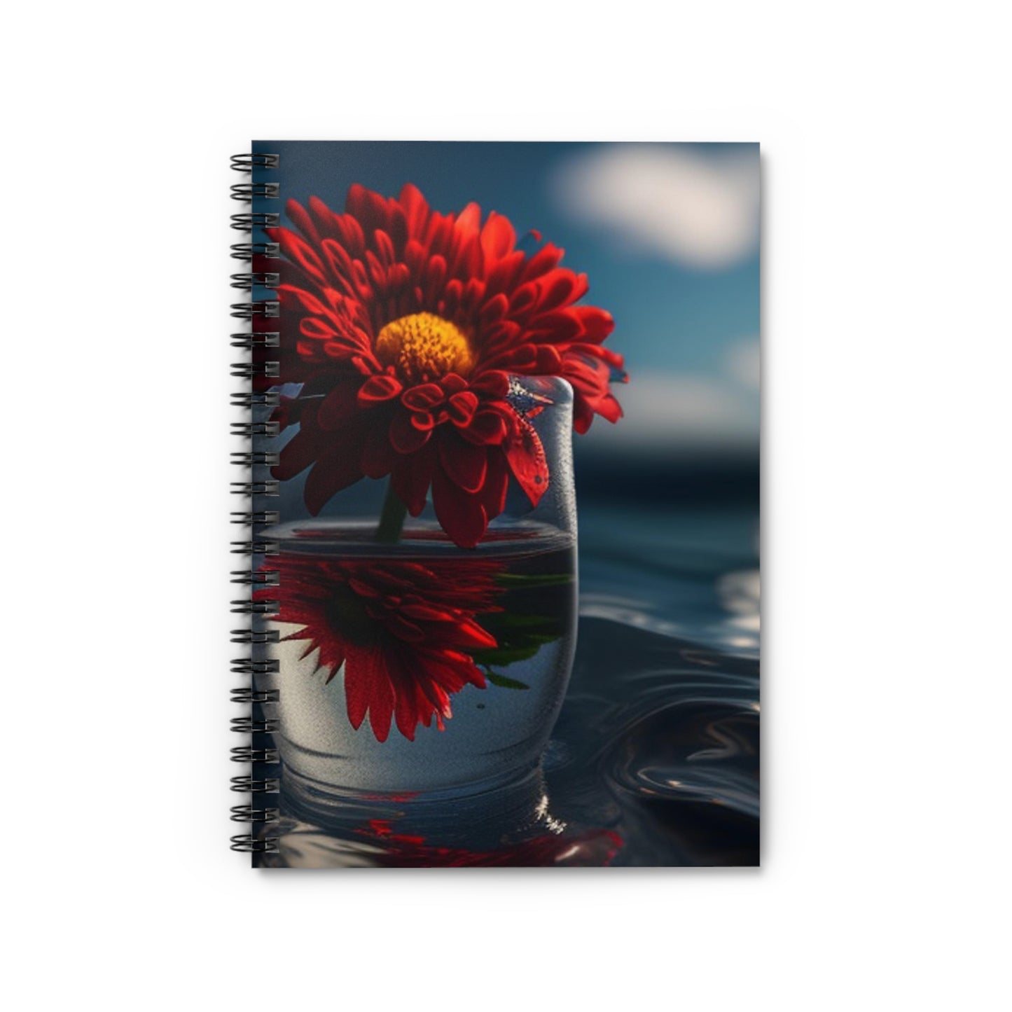 Spiral Notebook - Ruled Line Chrysanthemum 3