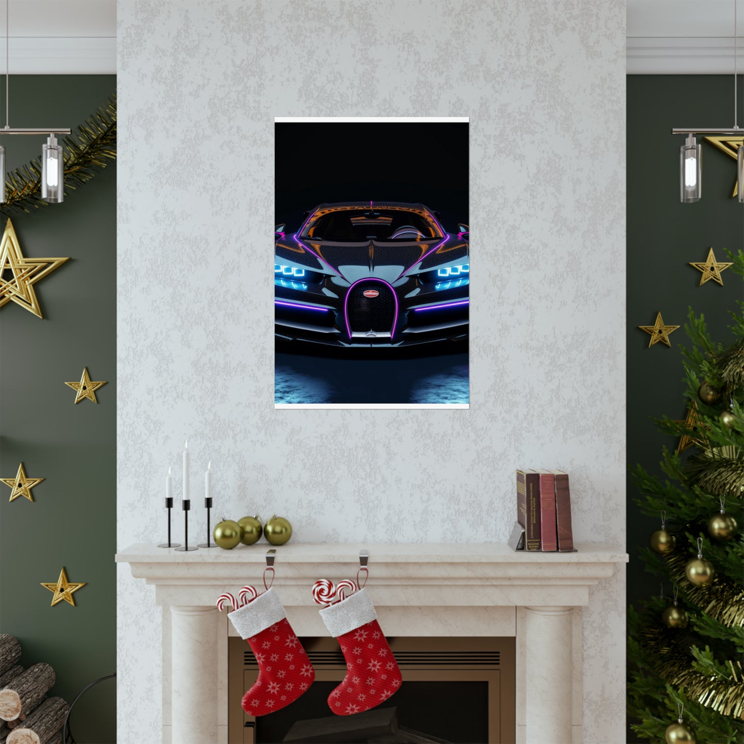 Premium Matte Vertical Posters Hyper Bugatti Chiron 2