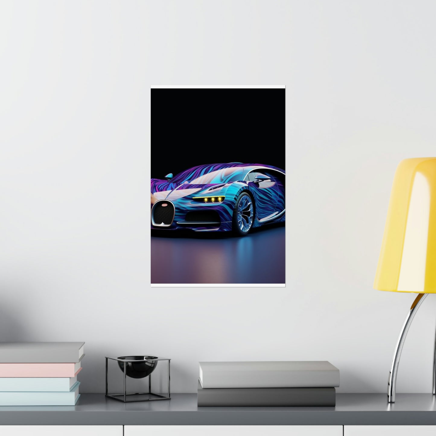 Premium Matte Vertical Posters Bugatti Abstract Flair 3