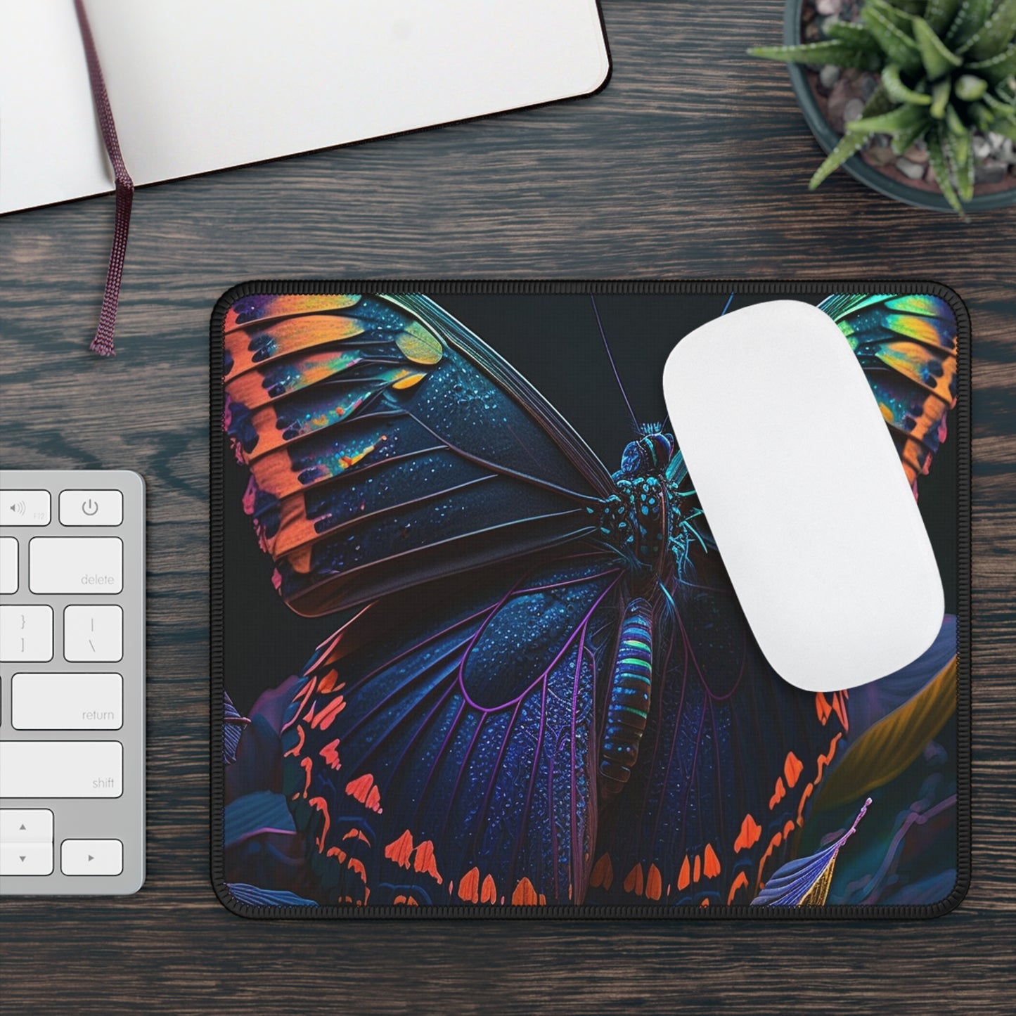 Gaming Mouse Pad  Hue Neon Butterfly 3