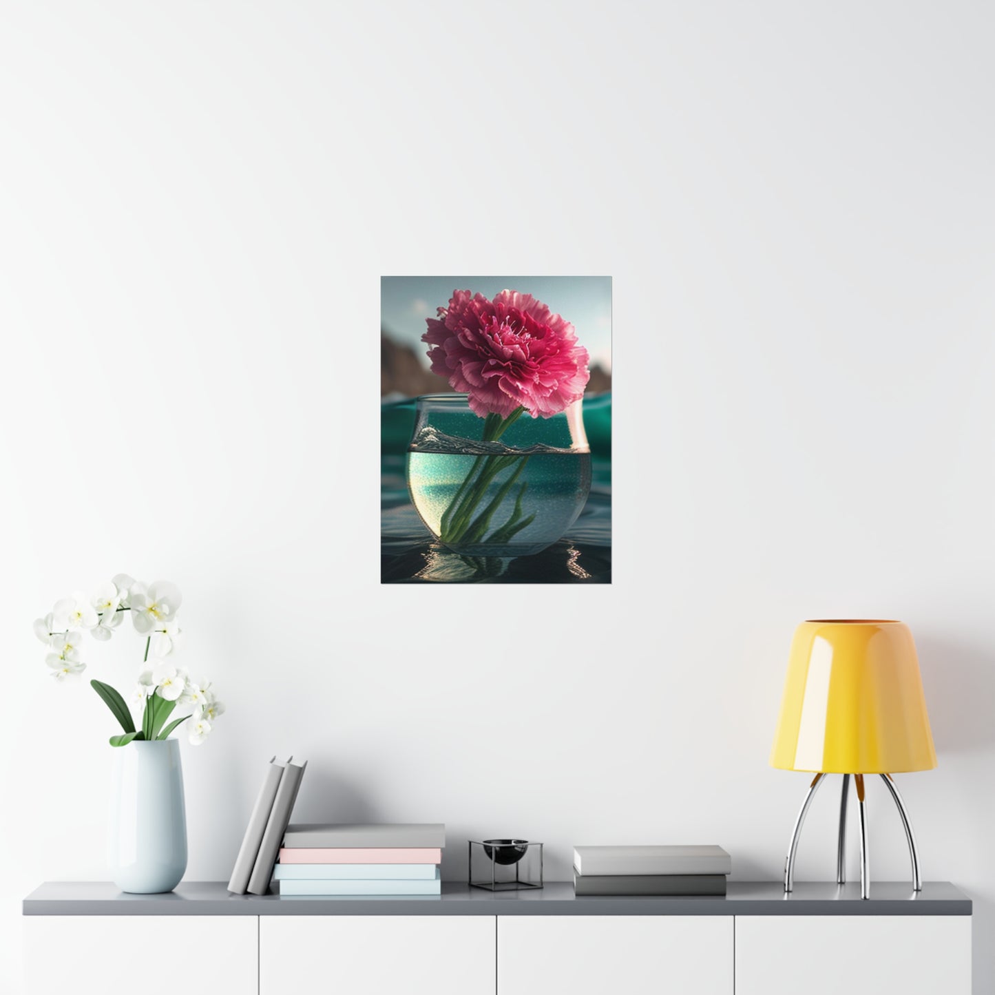 Premium Matte Vertical Posters Carnation 1