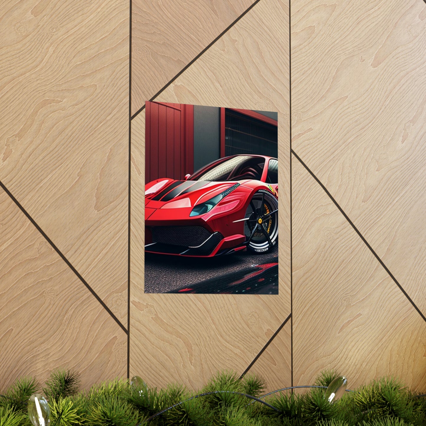 Premium Matte Vertical Posters Ferrari Hyper 1