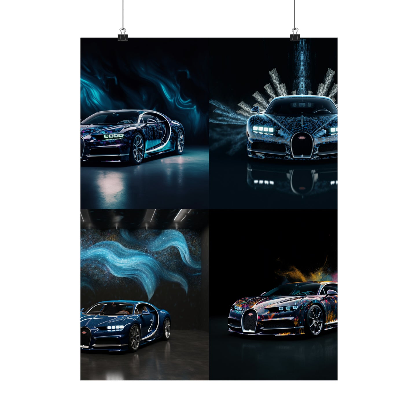 Premium Matte Vertical Posters Hyper Bugatti 5