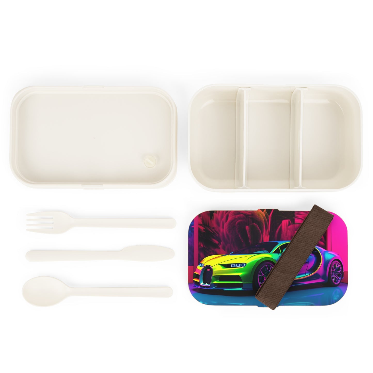 Bento Lunch Box Florescent Bugatti Flair 1