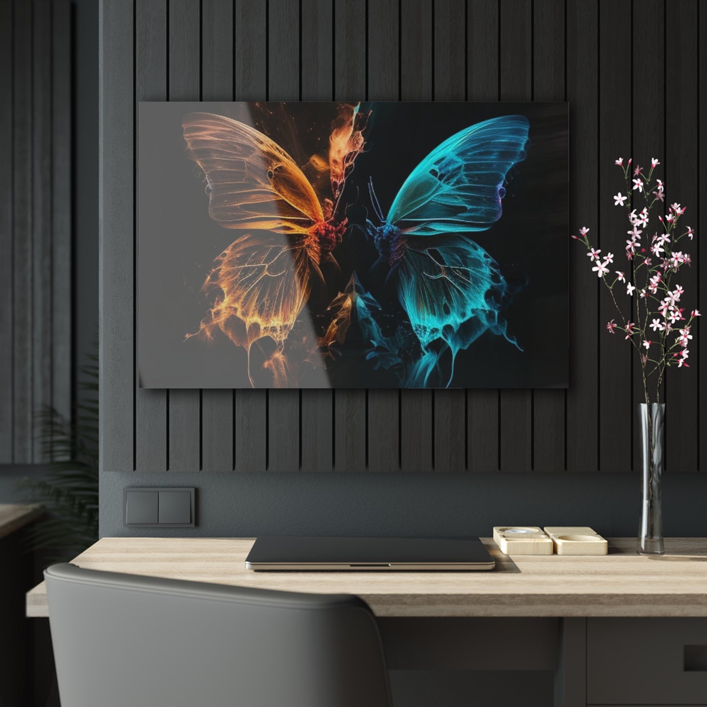 Acrylic Prints Neon Glo Butterfly 4