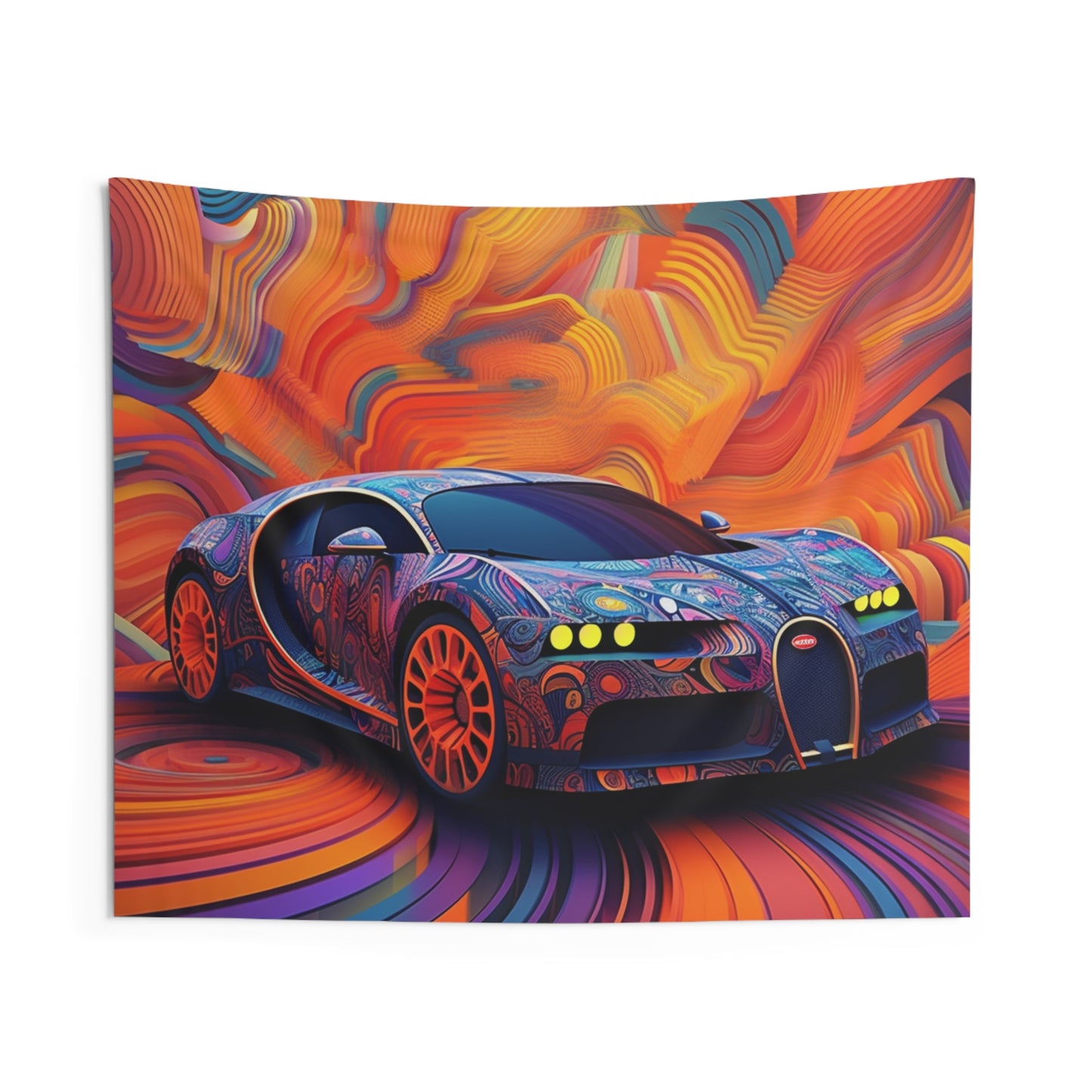 Indoor Wall Tapestries Bugatti Abstract Concept 4