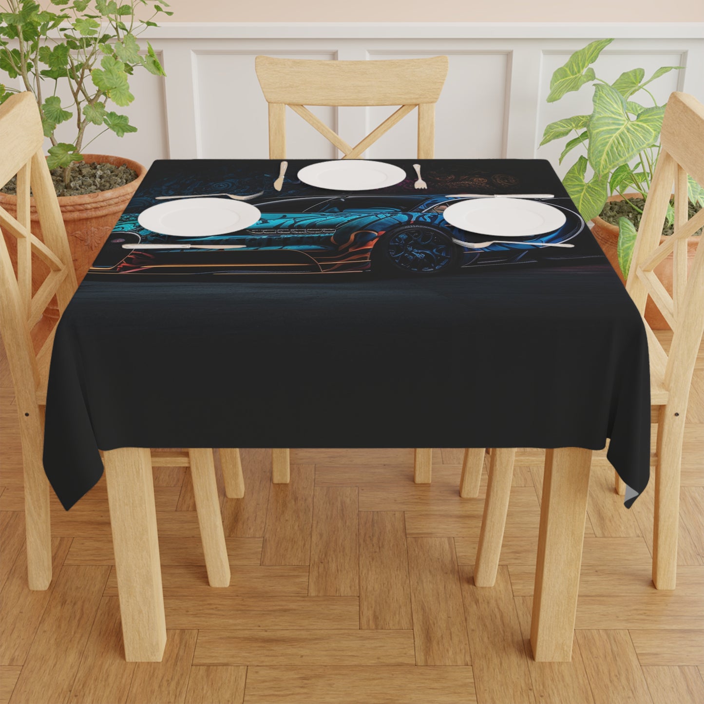 Tablecloth Bugatti Blue 3