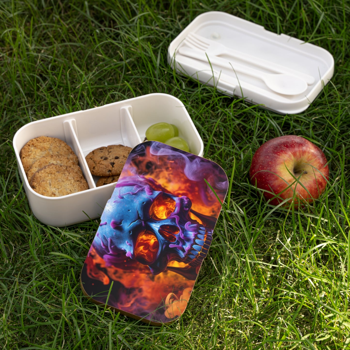 Bento Lunch Box Macro Skull 3