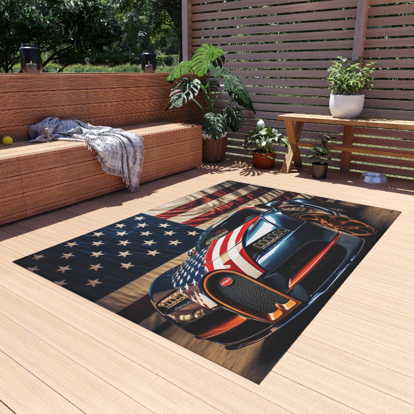 Outdoor Rug  Bugatti Flag American 4