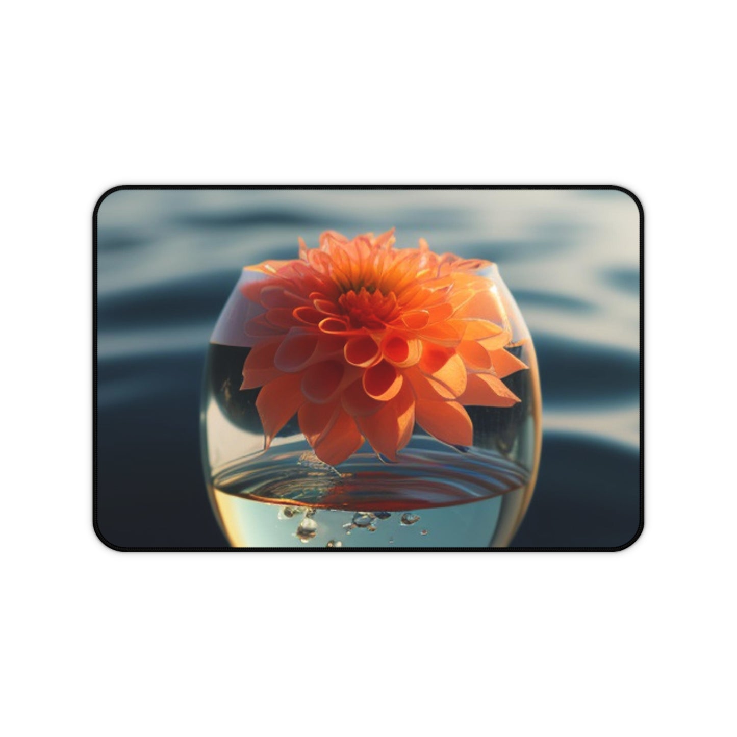 Desk Mat Dahlia Orange 2