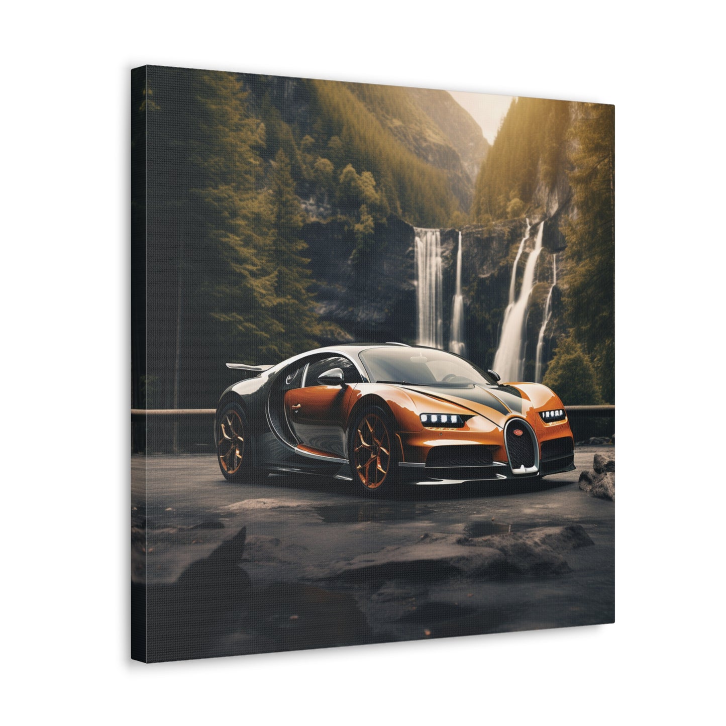 Canvas Gallery Wraps Bugatti Waterfall 3