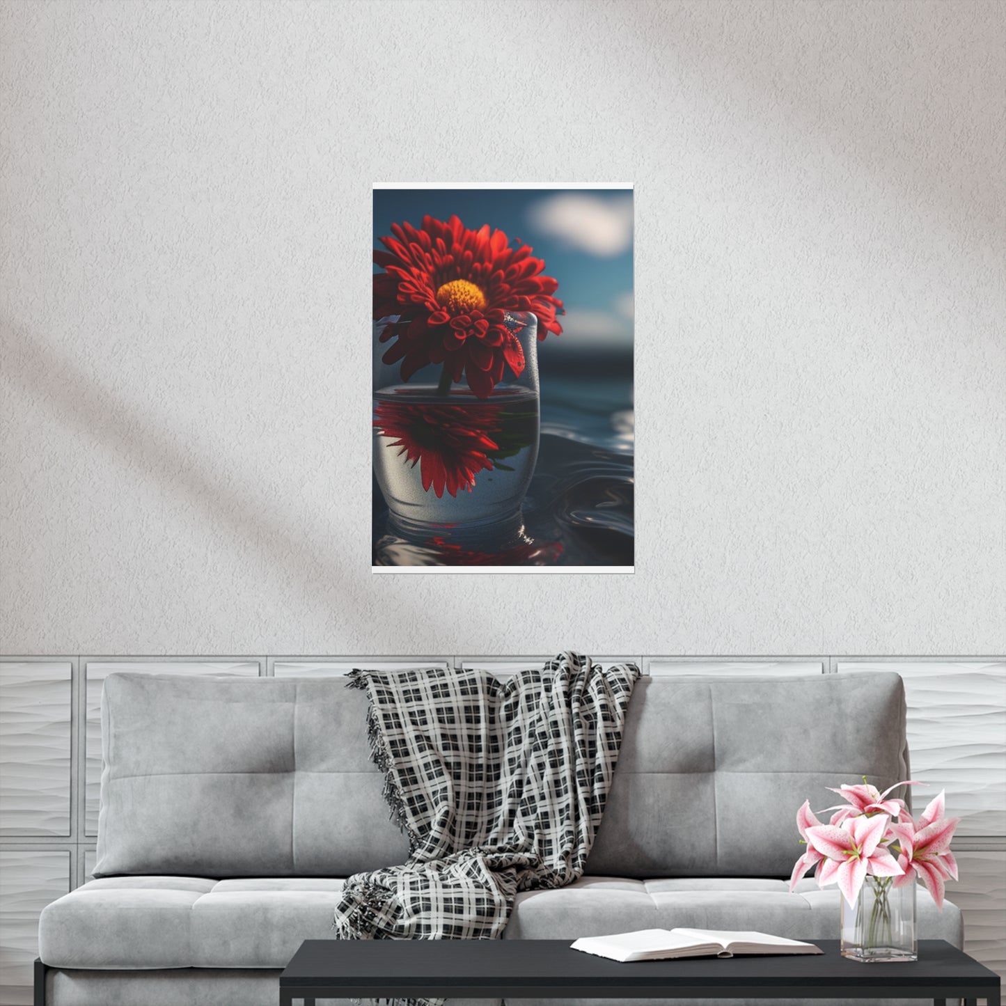 Premium Matte Vertical Posters Chrysanthemum 3