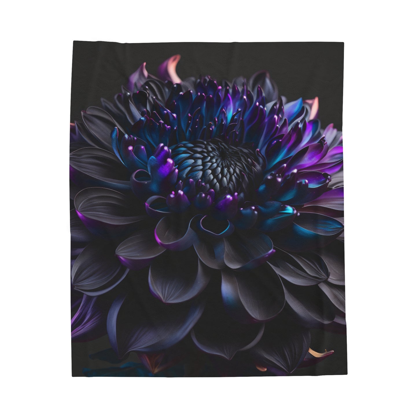 Velveteen Plush Blanket Dahlia Purple 2