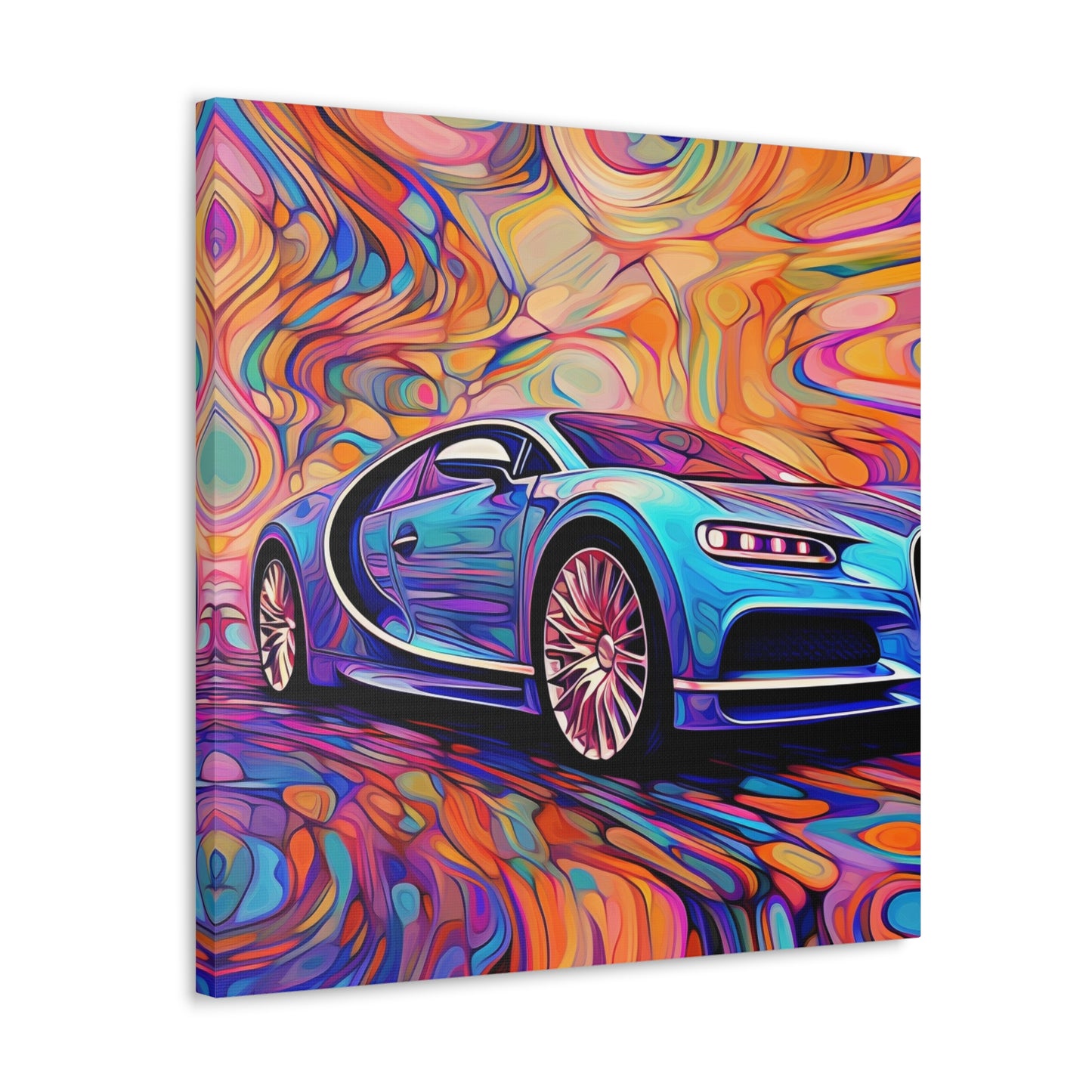 Canvas Gallery Wraps Bugatti Abstract Concept 3