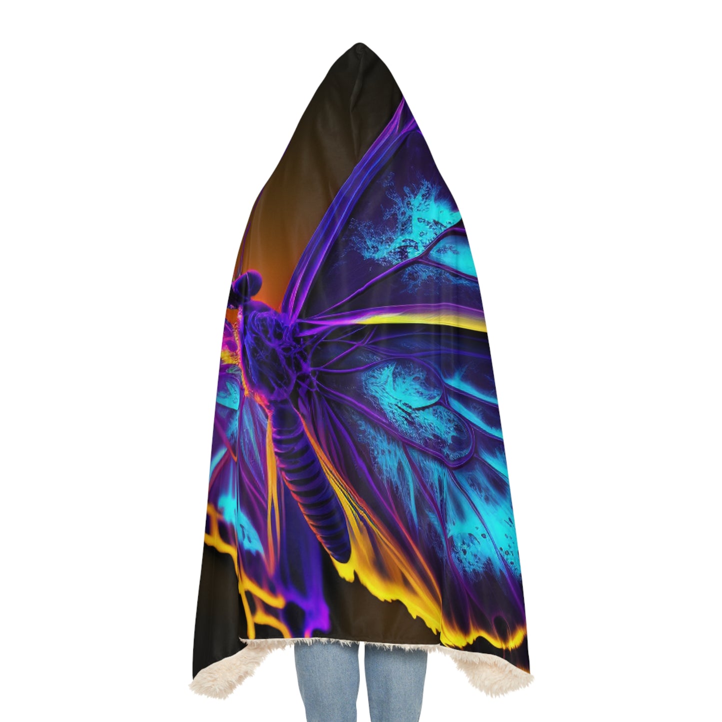 Snuggle Hooded Blanket Thermal Butterfly 4