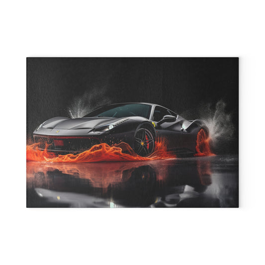 Glass Cutting Board Ferrari Water Splash 3