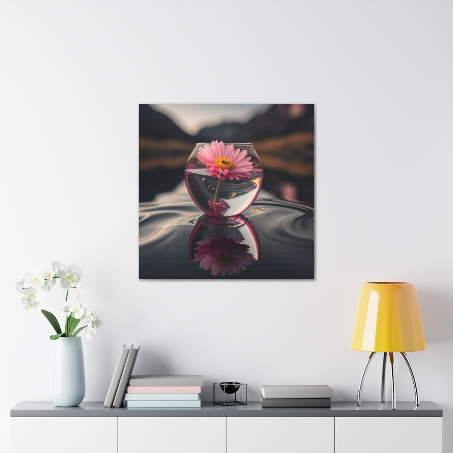 Canvas Gallery Wraps Pink Daisy 1